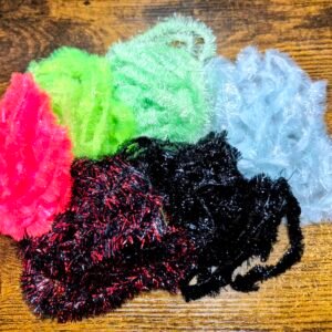Standard 15mm fly tying fritz in assorted colours for making trout lures and stillwater flies.
